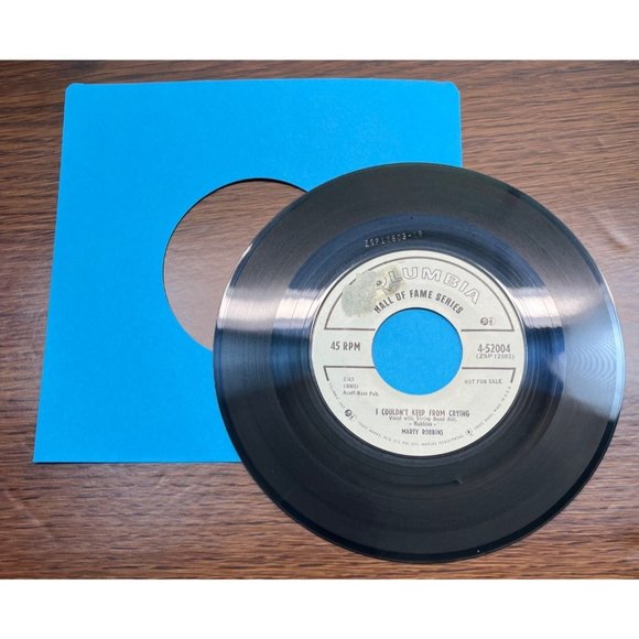 Marty Robbins Sing Me Something Sentimental / Keep From Crying 45 Country Promo - Picture 4 of 4
